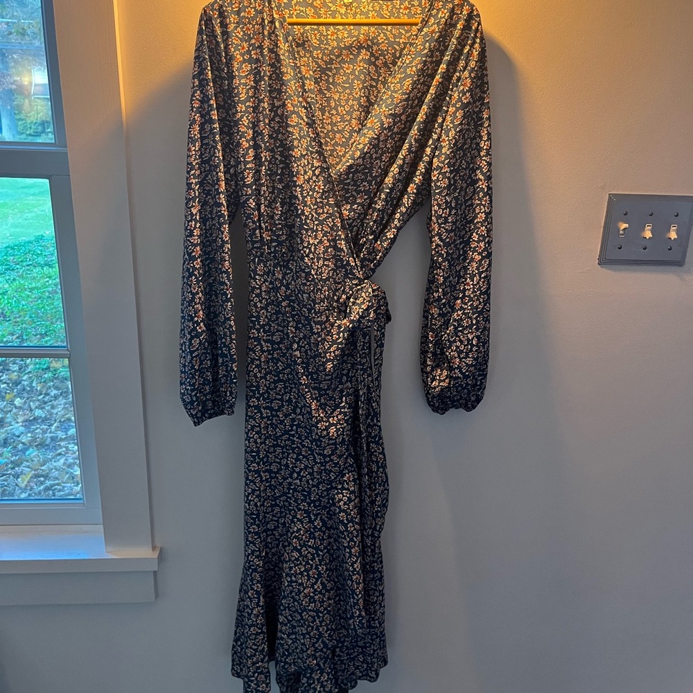 Floral Wrap Dress